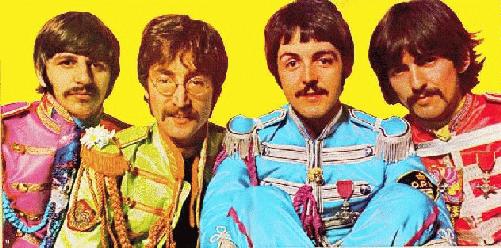 Inside cover of Sgt. Pepper album